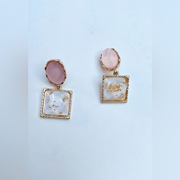 crystal drop earrings A237 - Picture 3 of 4